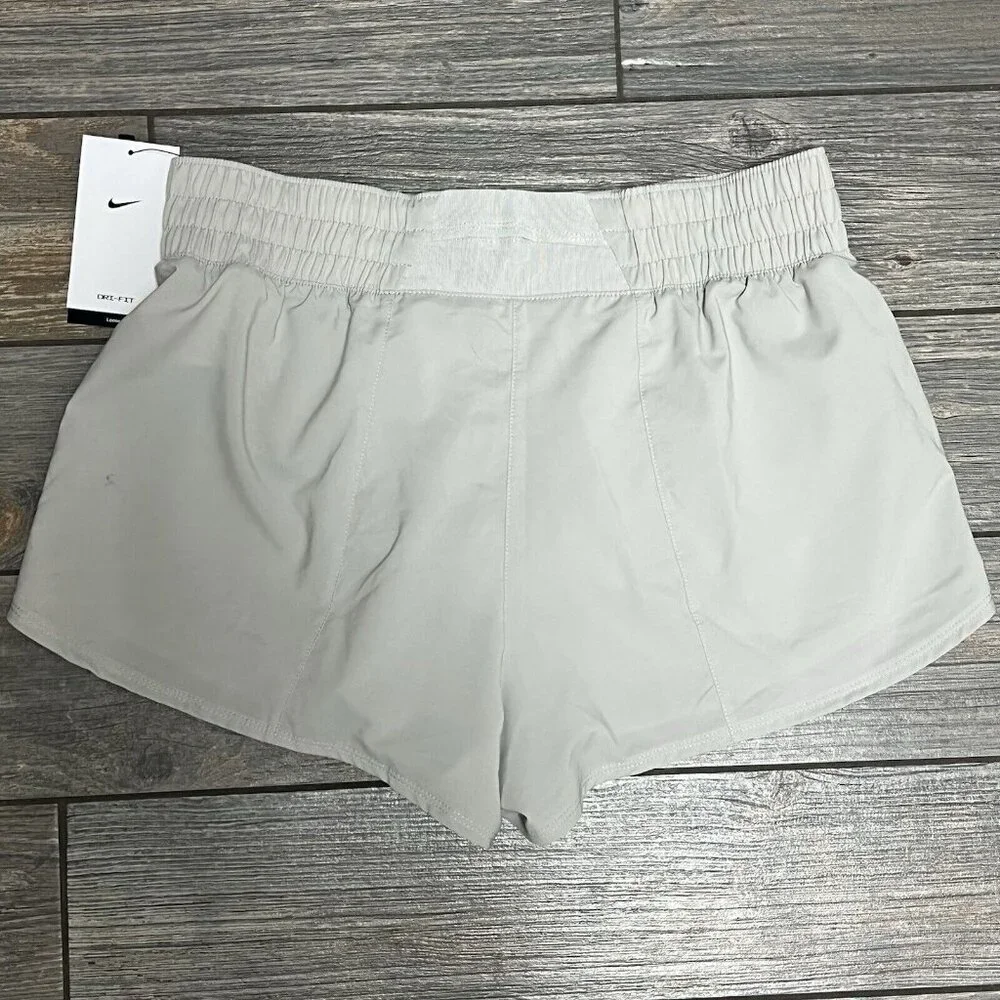 NWT Nike Women's Shorts Medium One Dri-FIT Mid-Rise 3" Brief-Lined DX6010-012 - Picture 5 of 15